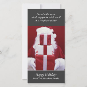 Santa Claus Photo Card