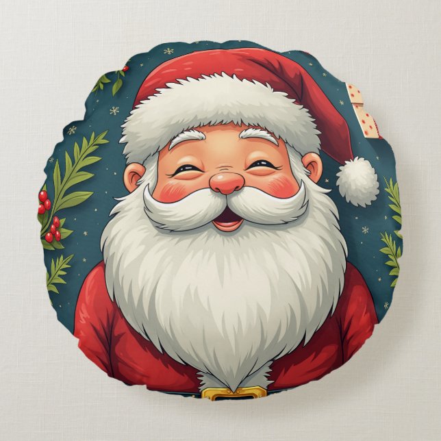 Santa Claus Pillow Cushion (Front)