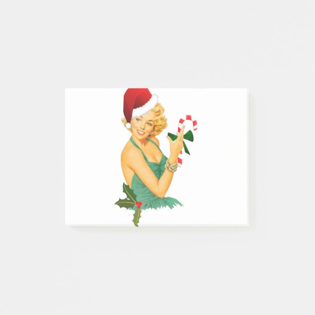 santa claus pin up post-it notes (Front)