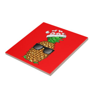 Santa Claus Pineapple Tile