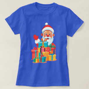 Santa Claus Playful illustration Christmas T-Shirt