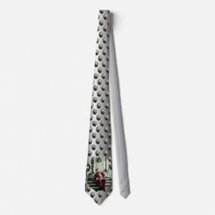 Santa Claus Playing Music Tie