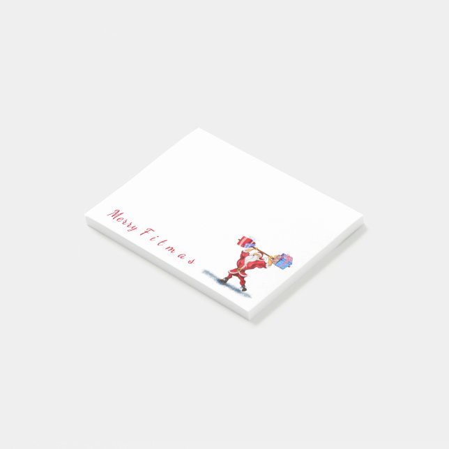 Santa Claus Post-it® Notes (Angled)