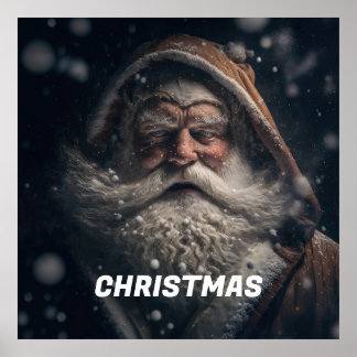 Santa Claus Poster : Christmas Decorations
