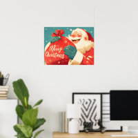 Santa Claus Preparing Christmas Gifts