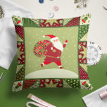 Santa Claus Quilt | Christmas Throw Pillow<br><div class="desc">Santa Claus Quilt | Christmas Throw Pillow - | #throwpillow #pillowcovers #holidaythrowpillow #christmaspillowcover #santaclausepillowcase #santapillowcases #holidaypillow #homedecor #housewarminggiftidea</div>