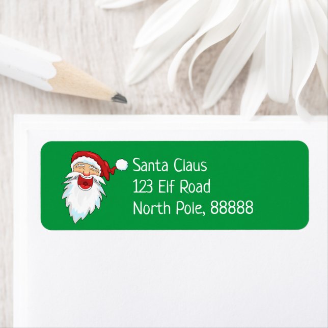 Santa Claus Real Address Return Address Label (Insitu)