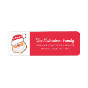 Santa Claus Red Christmas Holiday adresse de retou