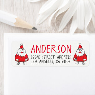 Santa Claus Return Address Labels