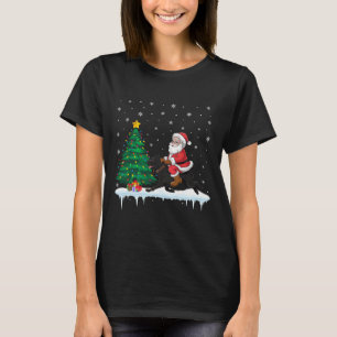 Santa Claus Riding Cane Corso Dog Boys Girls Kids T-Shirt