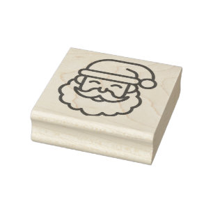 Santa Claus  Rubber Stamp