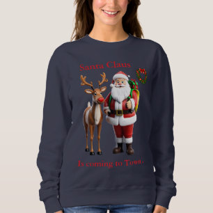 Santa Claus Rudolf the red nosed reindeer Sweatshirt