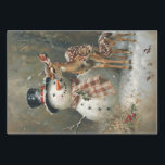 Santa Claus Rudolph Frosty Christmas Decoupage  Wrapping Paper Sheet<br><div class="desc">1. Rudolph’s Moment with Santa: In a tender moment amidst the snowy landscape, Santa Claus, dressed in his iconic red and white suit, shares a nose-to-nose connection with his loyal reindeer, Rudolph. The reindeer’s antlers frame the scene beautifully, while Santa’s gentle demeanour reflects the deep bond they share. This intimate...</div>