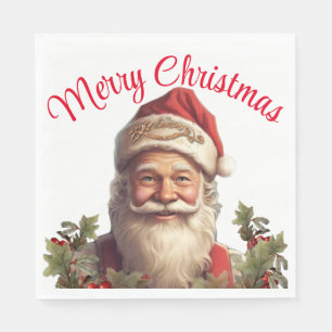Santa Claus Saint Nicholas Christmas  Napkin