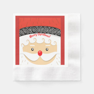 Santa Claus Selfie Napkin