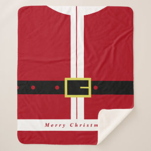 Santa Claus Sherpa Blanket