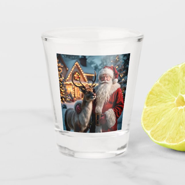 Santa Claus Shot Glass (Front)