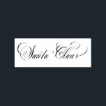 Santa Claus Signature Christmas I Rubber Stamp<br><div class="desc">Santa Claus variation calligraphy</div>