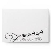 Santa Claus Sleigh Christmas Star