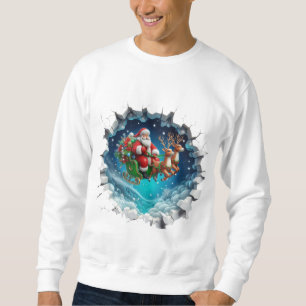 Santa Claus sleigh Christmas Sweatshirt