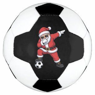 Santa Claus Soccer Dabbing Santa Gift Christmas Ball