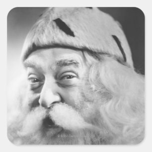 Santa Claus Square Sticker