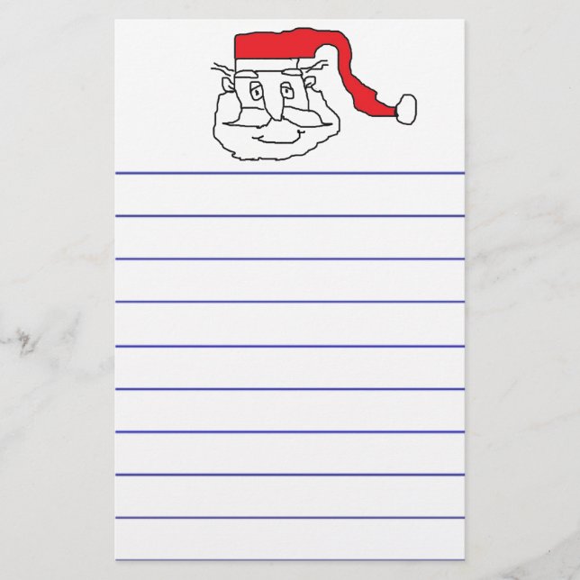 Santa Claus Stationery (Front)