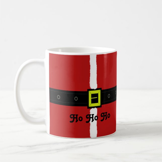 Santa Claus Suit Coffee Mug (Left)