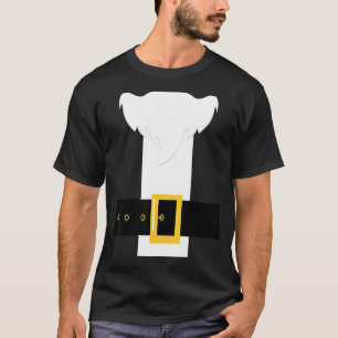 Santa Claus Suit Costume Beard Christmas Xmas For T-Shirt