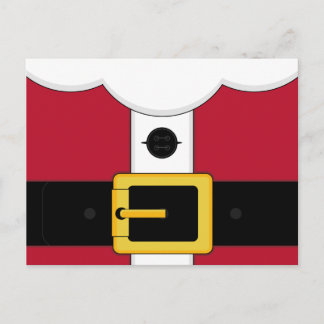 Santa Claus Suit Postcard
