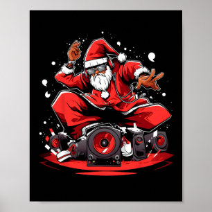 Santa Claus Symphony Embrace The Joy Of Christmas Poster