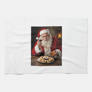 Santa Claus tea towel