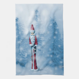Santa Claus: the Lean Years Kitchen Towel