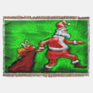 Santa Claus Throw Blanket