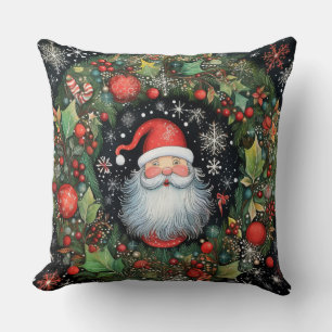 Santa Claus Throw Pillow