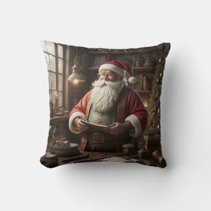 Santa Claus Throw Pillow