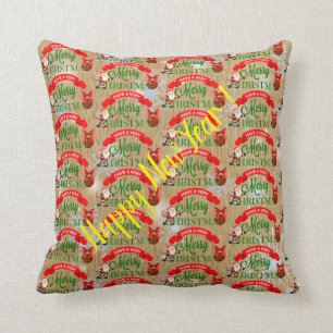 Santa Claus Throw Pillow