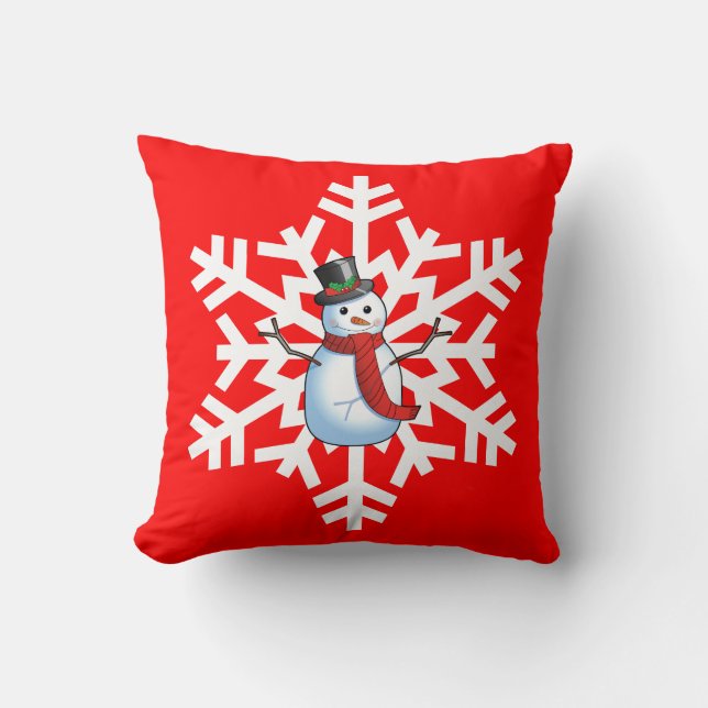 Santa Claus Throw Pillow (Front)
