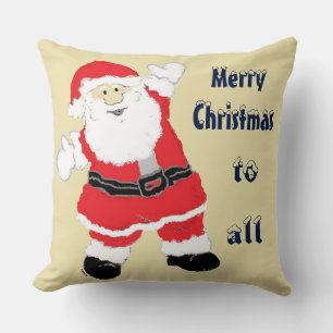 Santa Claus Throw Pillow