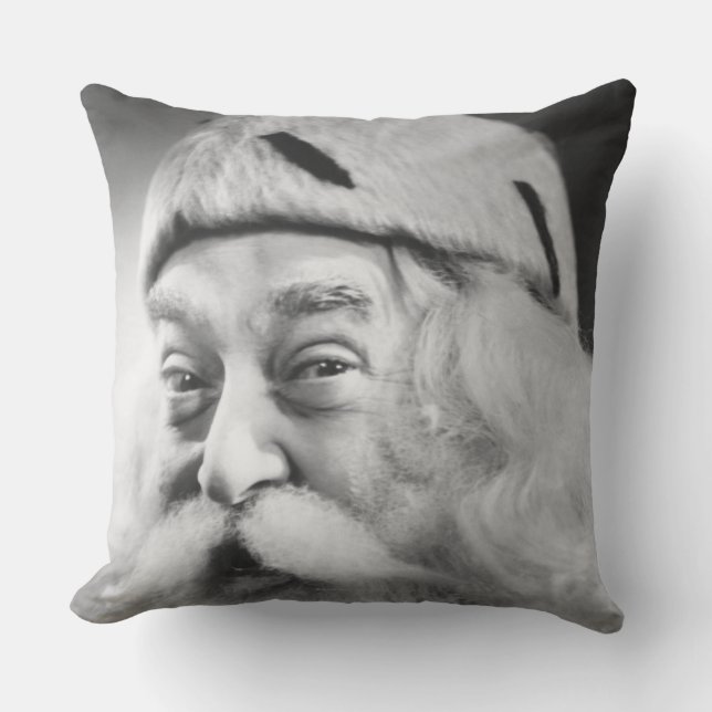 Santa Claus Throw Pillow (Front)