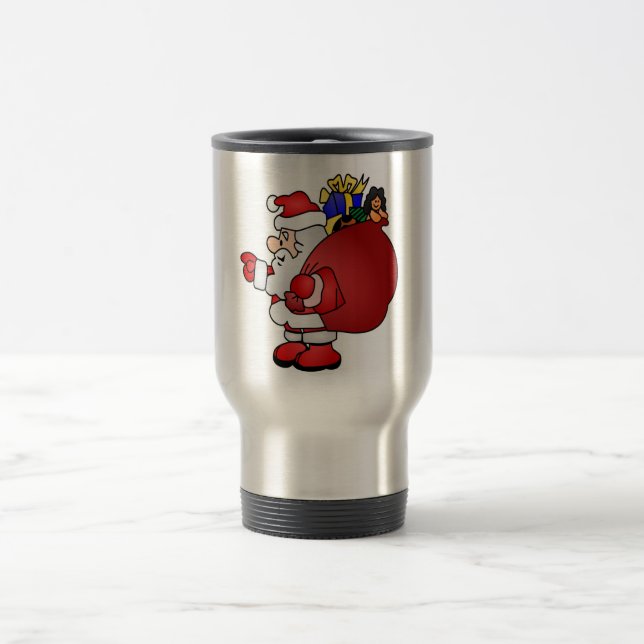 SANTA CLAUS TRAVEL MUG (Center)