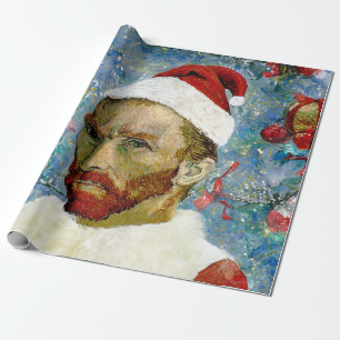 Santa Claus, Van Gogh Wrapping Paper