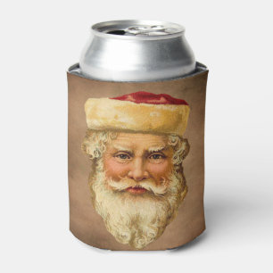 Santa Claus Vintage Can Cooler