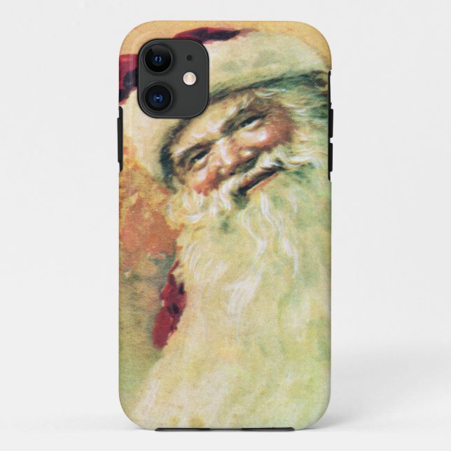 Santa Claus Vintage Christmas Case-Mate iPhone Case (Back)