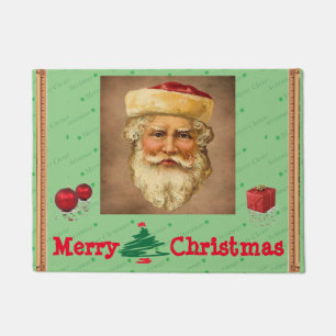 Santa Claus Vintage Door Mat