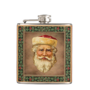 Santa Claus Vintage Flask