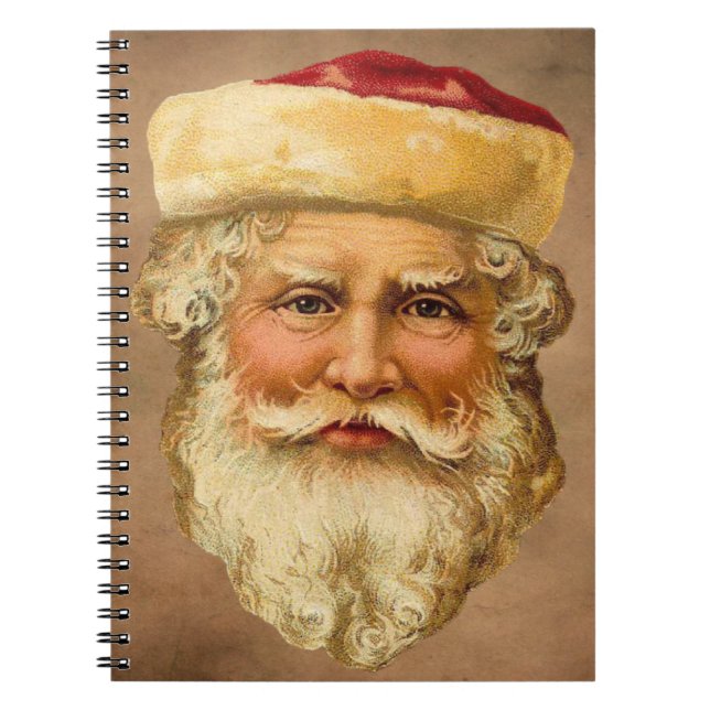 Santa Claus Vintage Notebook (Front)
