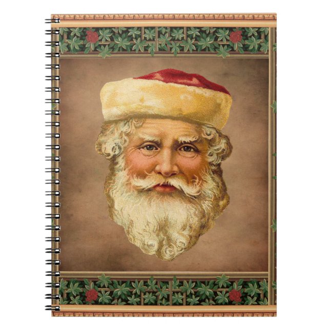 Santa Claus Vintage Notebook (Front)