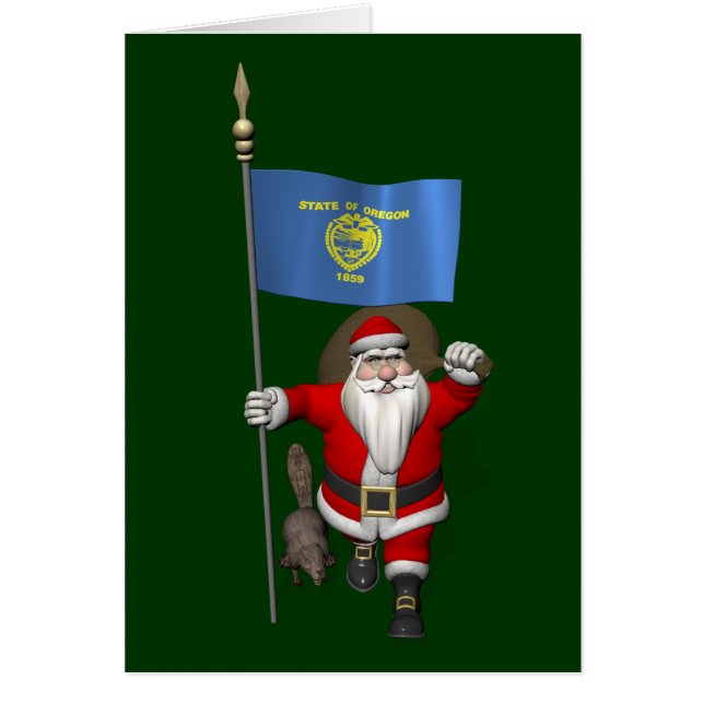 Santa Claus Visiting The Beaver State (Front)
