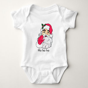 Santa Claus waving Baby Bodysuit
